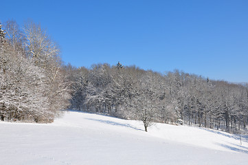 Image showing Winter landscape in Bavaria