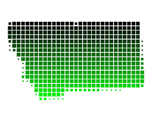 Image showing Map of Montana