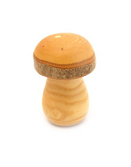 Image showing Wooden mushroom