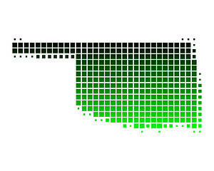 Image showing Map of Oklahoma