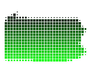 Image showing Map of Pennsylvania