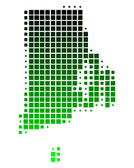 Image showing Map of Rhode Island