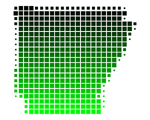 Image showing Map of Arkansas