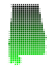 Image showing Map of Alabama