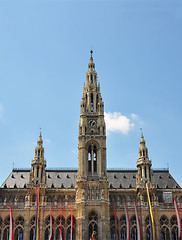 Image showing Town hall (Rathaus) of Vienna