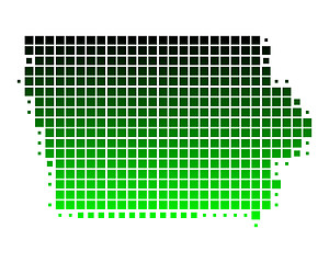 Image showing Map of Iowa