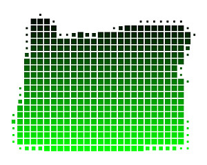 Image showing Map of Oregon