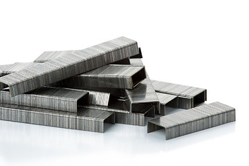 Image showing Stack of Staples