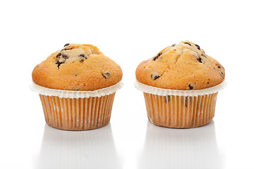 Image showing Chocolate chip muffin