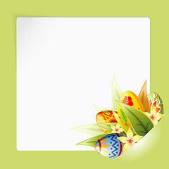 Image showing Easter Frame with Sheet Paper mounted in pocket
