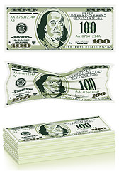 Image showing Set of Dollar Bills