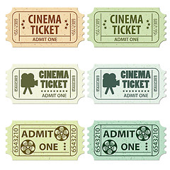 Image showing Set Cinema Ticket