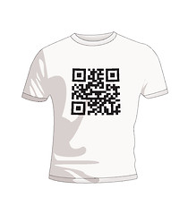 Image showing T Shirt qr code