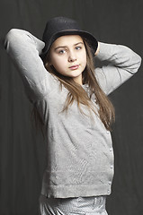 Image showing Girl with hat