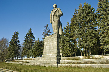 Image showing Lenin. The monument in the Dubna city. Russia