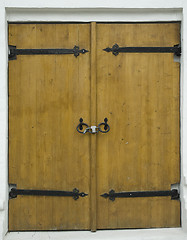 Image showing Door with lock