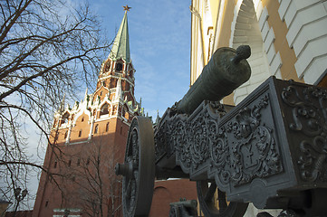 Image showing Ancient cannon in Kremlin