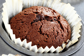 Image showing Chocolate souffle