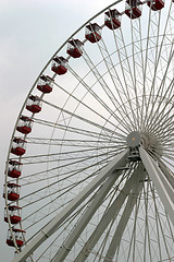 Image showing Ferris Wheel - vertical