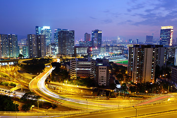 Image showing city at night