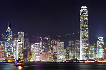 Image showing Hong Kong harbor view