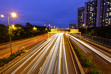 Image showing city at night