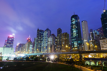 Image showing city at night