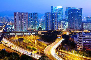 Image showing city at night