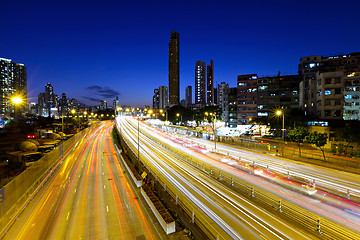 Image showing city at night