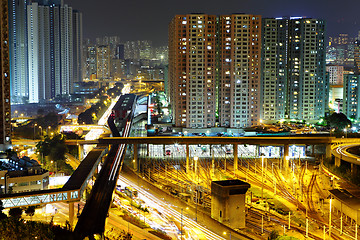 Image showing city at night