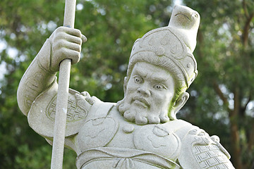 Image showing statue in chinese temple