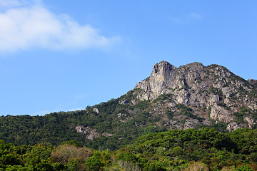 Image showing Lion Rock, symbol of Hong Kong spirit