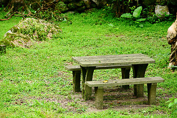 Image showing picnic place