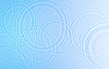 Image showing abstract blue water ripple background