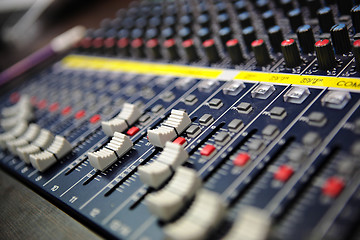 Image showing Sound mixer