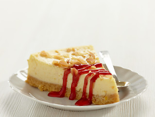 Image showing cheesecake slice