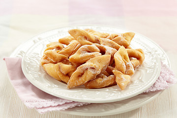 Image showing cookies with powdered sugar