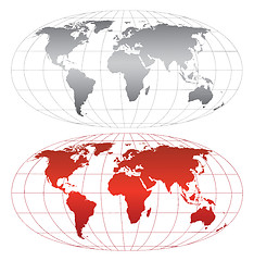 Image showing World map  