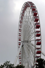 Image showing Ferris Wheel at Sunset