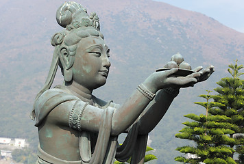 Image showing statue in chinese temple