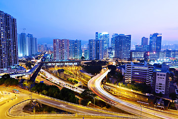 Image showing modern city at night