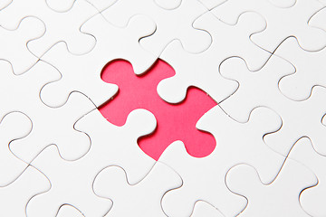 Image showing puzzle with missing piece
