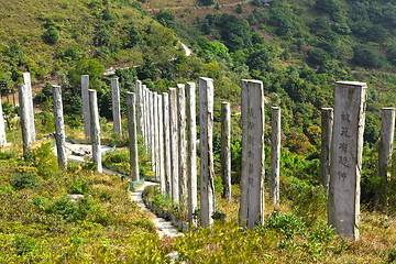 Image showing Wisdom Path in Hong Kong, China