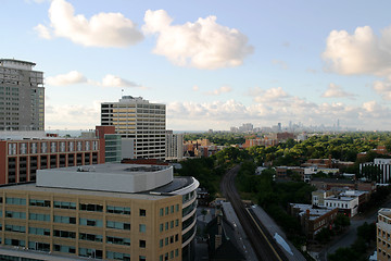 Image showing Chicago from Downtown Evanston