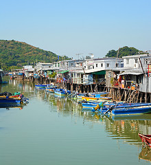 Image showing Tai O fishing village in Hong Kong