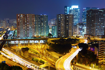 Image showing modern city at night