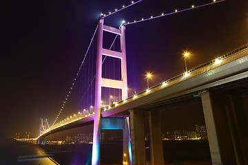 Image showing Tsing Ma Bridge