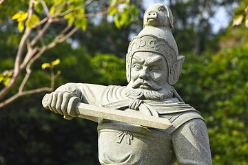 Image showing statue in chinese temple