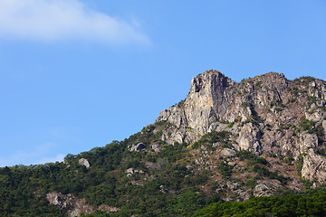 Image showing Lion Rock in Hong Kong