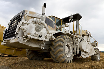Image showing huge rotary hoe